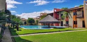 Flat Conchas e Corais - Village Paraíso localizado em Taipu de Fora, península de Barra Grande